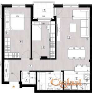 Stan u izgradnji u Rumi, 68m2